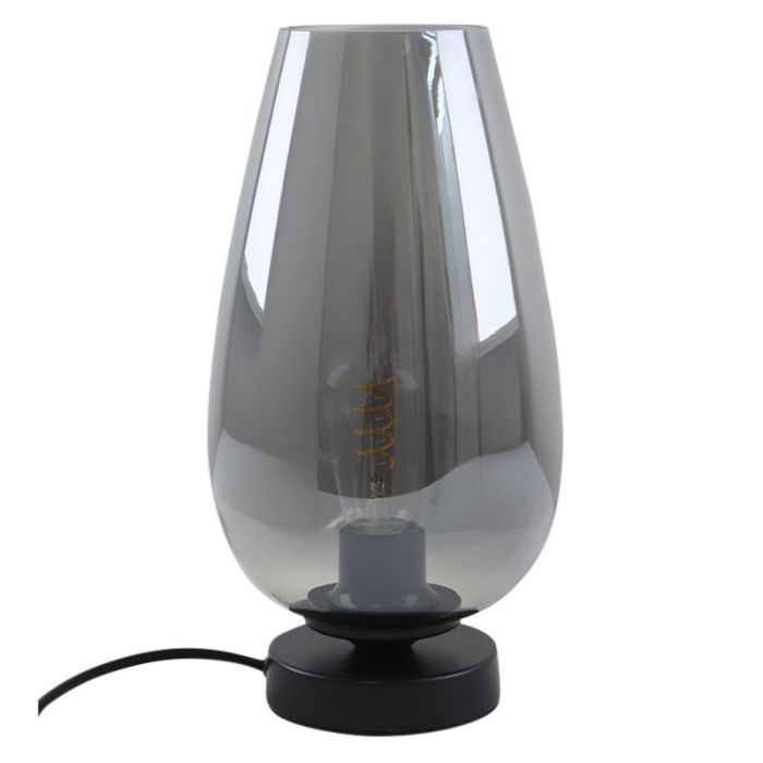 Design table lamp grey, Andy, with switch