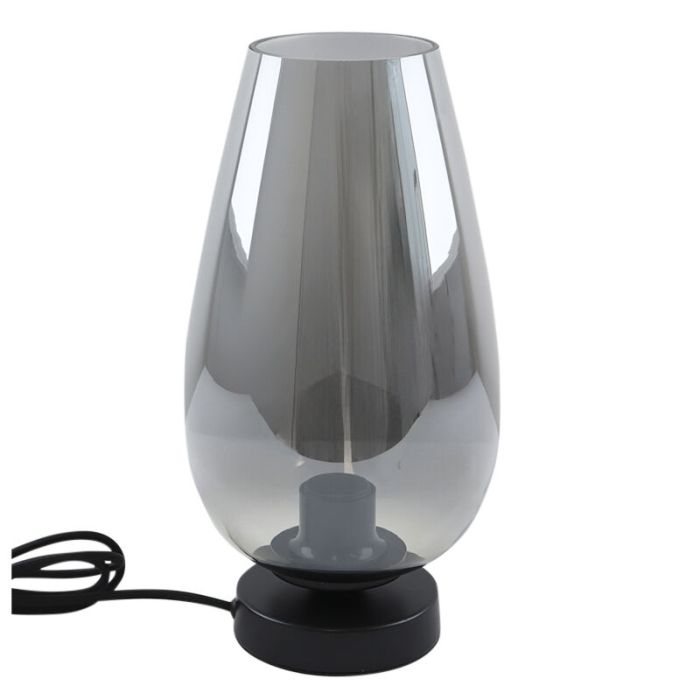 Design table lamp grey, Andy, with switch