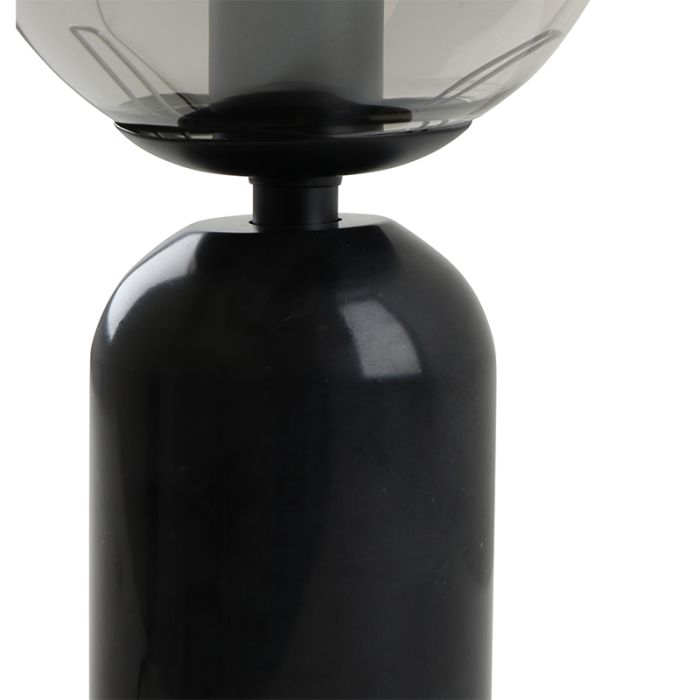 Marble table lamp grey, Alan, with switch