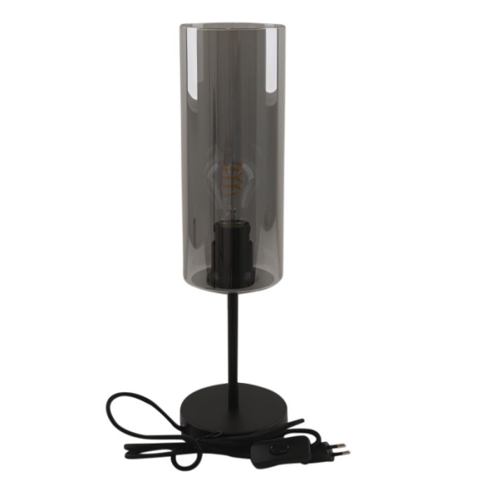 Modern table lamp grey, Gaya, with switch