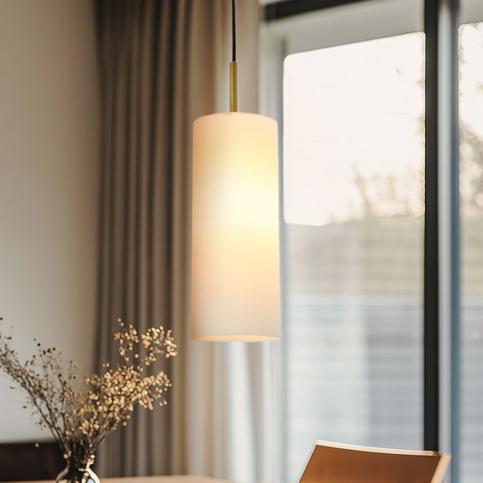 Modern dining table hanging lamp white, Gaya