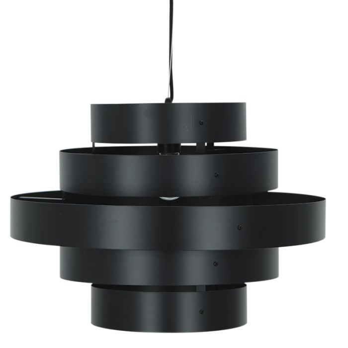 Rustic pendant light black, Jana