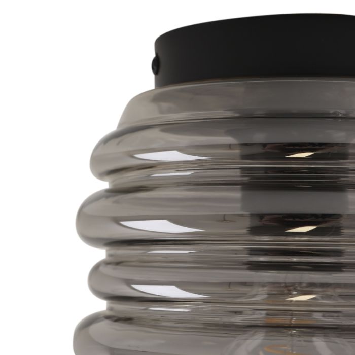 Glass ceiling light grey, Karen