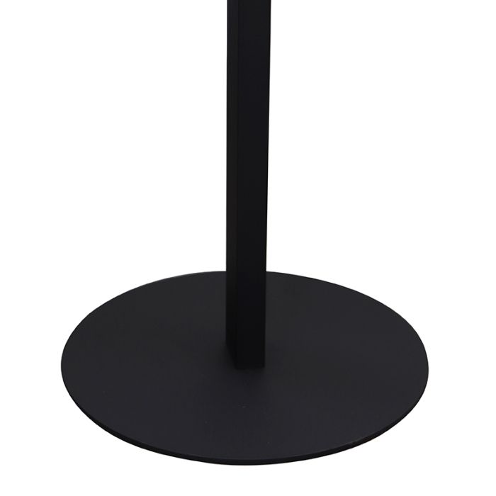 Design floor lamp black, Kuno, 36W, 3000K LED, 3-step dimmable