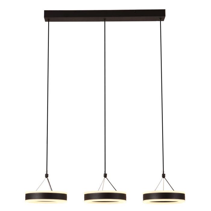 Design pendant light black, Lava, 55W, 3000K LED, 3-step dimmable