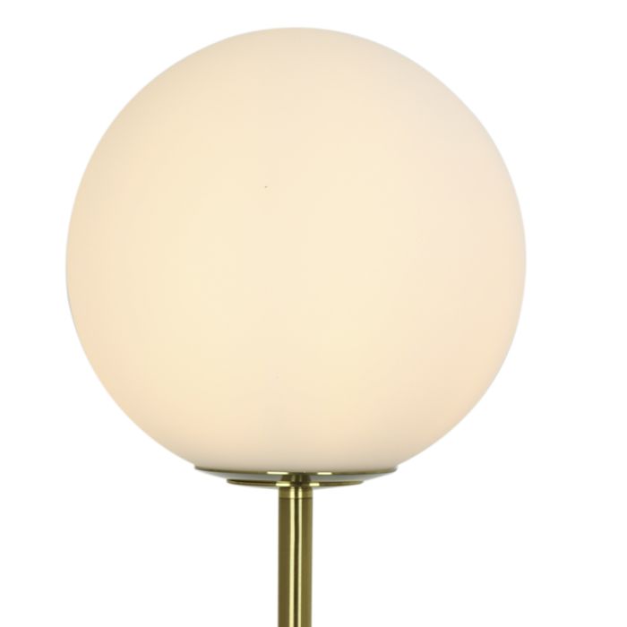 Design floor lamp white, Dolf, with switch