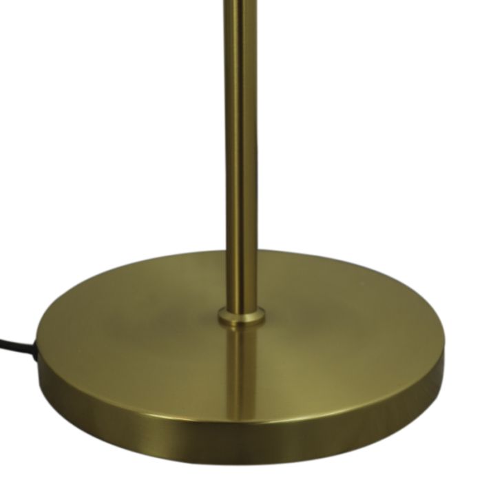Design floor lamp white, Dolf, with switch