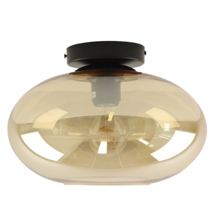 Design ceiling light amber, Luca