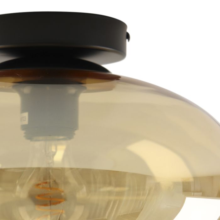 Design ceiling light amber, Luca