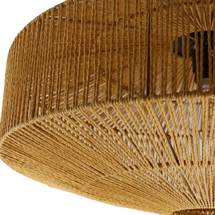 Rustic ceiling light brown, Pippa