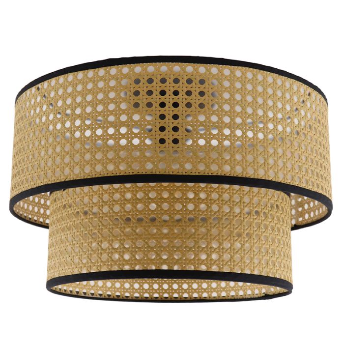 Rattan ceiling light brown, Kirsten