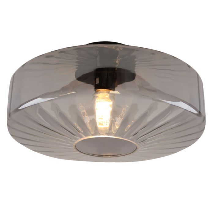 Design flush ceiling light grey, Sevda