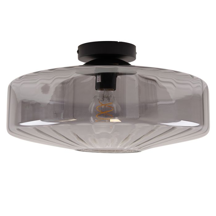 Design flush ceiling light grey, Sevda