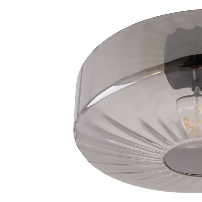 Design flush ceiling light grey, Sevda