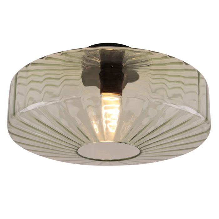 Design flush ceiling light green, Sevda