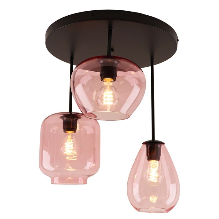Modern ceiling light pink, Caia