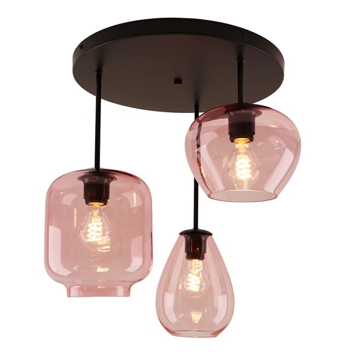 Modern ceiling light pink, Caia