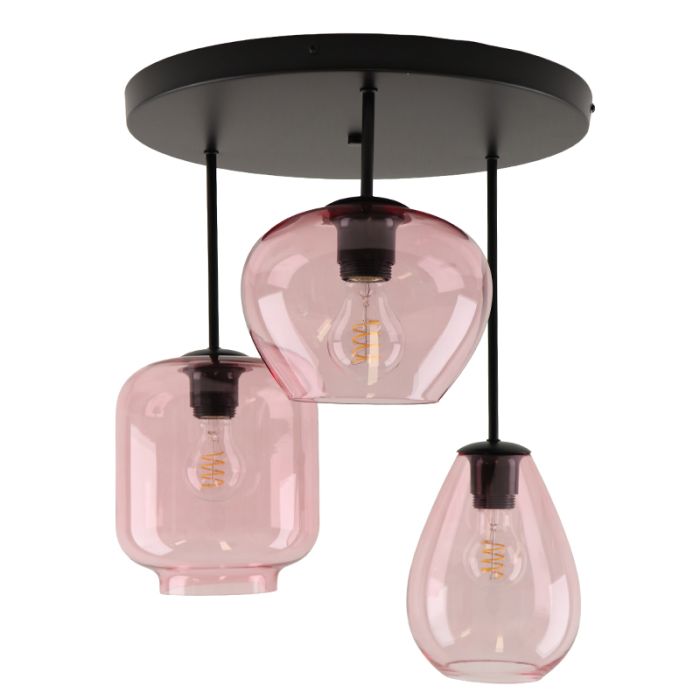 Modern ceiling light pink, Caia