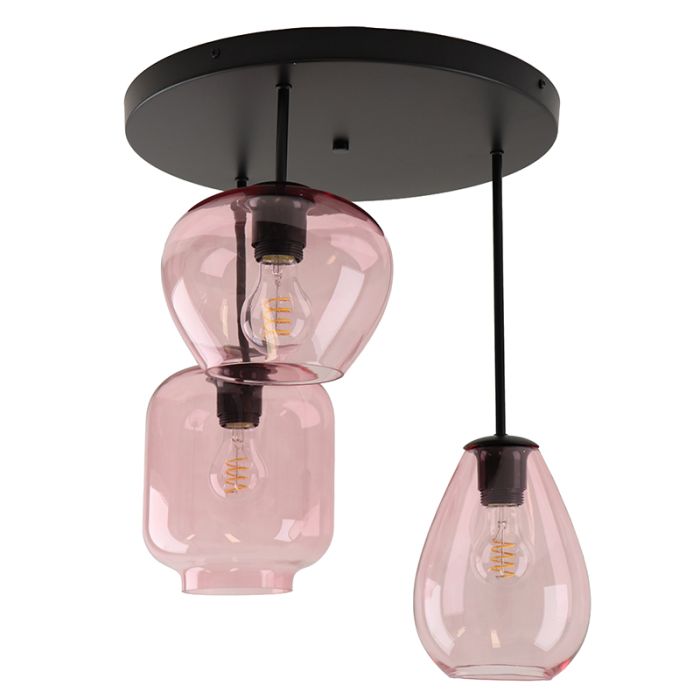 Modern ceiling light pink, Caia