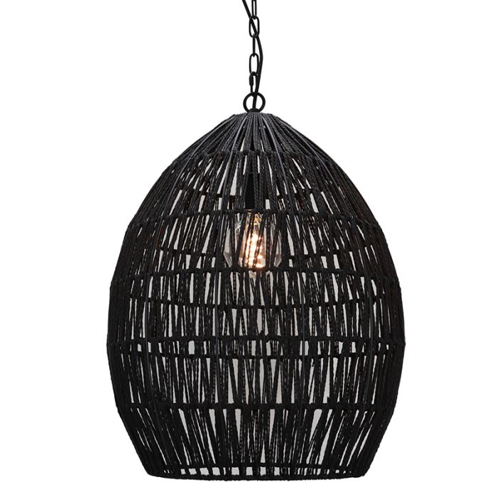 Industrial pendant light black, Peggy