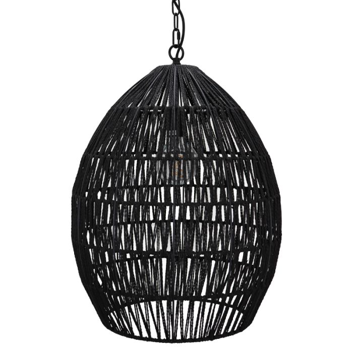 Industrial pendant light black, Peggy