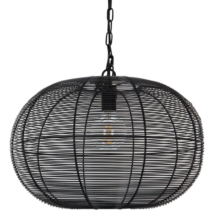 Industrial pendant light black, Phebe