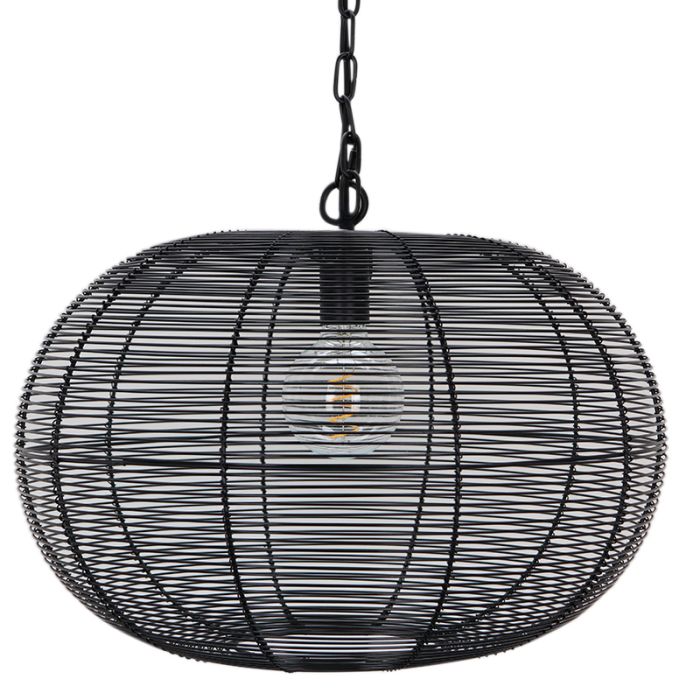 Industrial pendant light black, Phebe