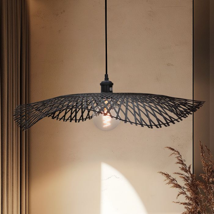 Bamboo pendant light black, Romee