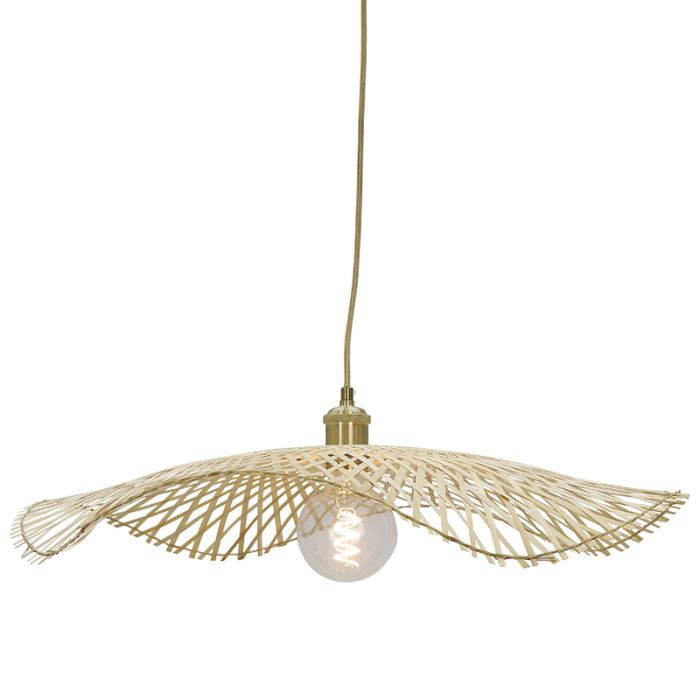 Bamboo pendant light brown, Romee