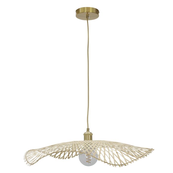 Bamboo pendant light brown, Romee