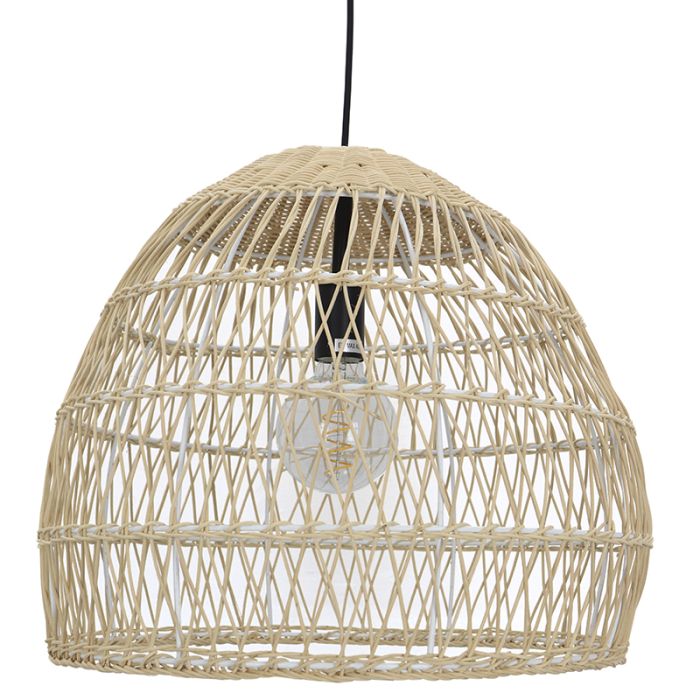 Rattan pendant light brown, Rosa