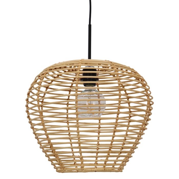 Rattan pendant light brown, Irene