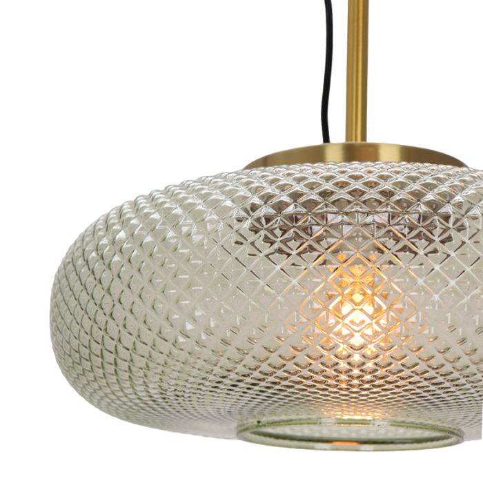 Retro pendant light green, Johnson