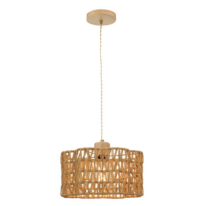 Paper pendant light brown, Mickey