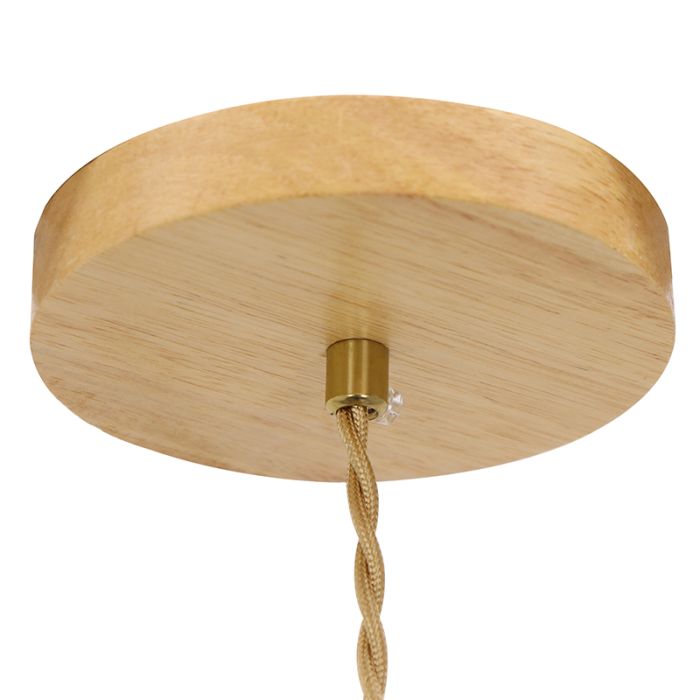 Paper pendant light brown, Mickey