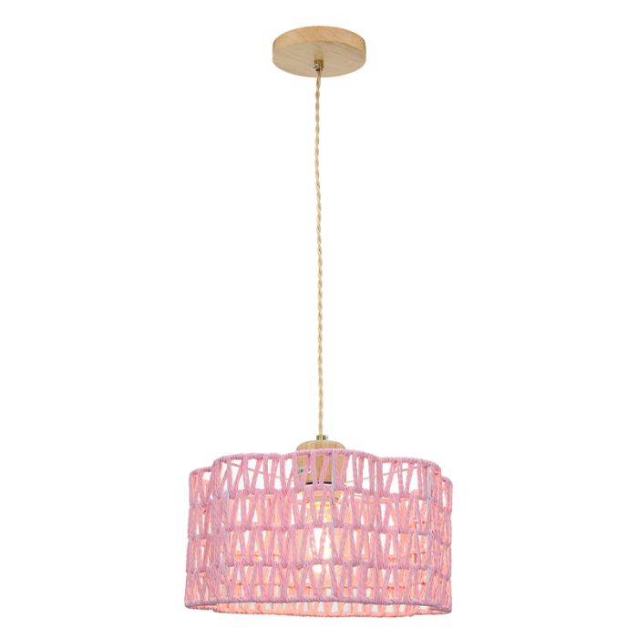 Paper pendant light pink, Mickey