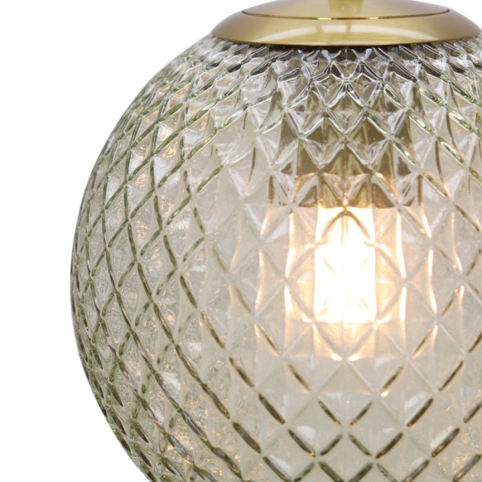 Retro pendant light green, Johnson