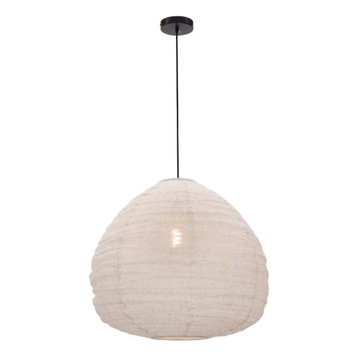 Rustic pendant light beige, Leila