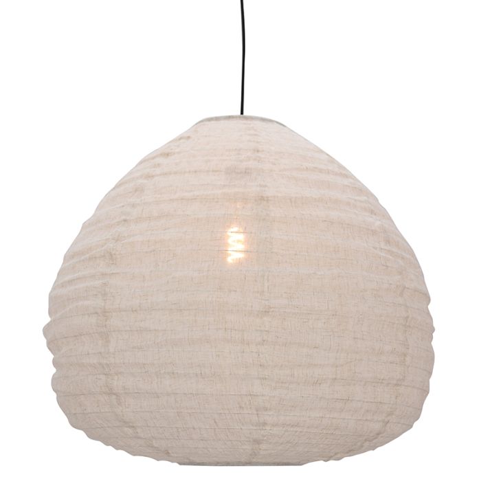 Rustic pendant light beige, Leila