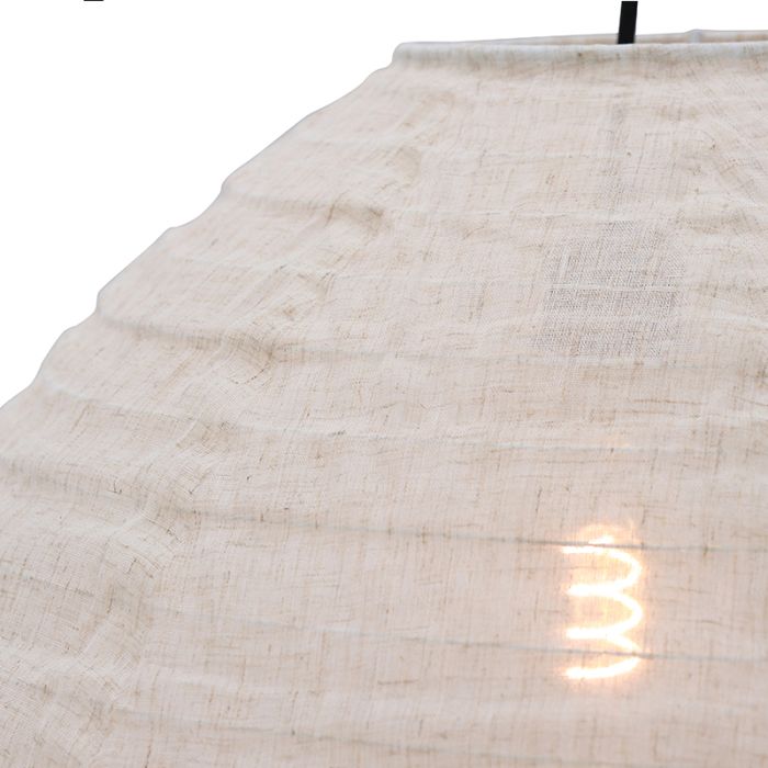 Rustic pendant light beige, Leila