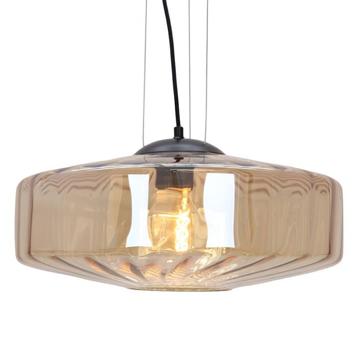 Design pendant light amber, Sevda