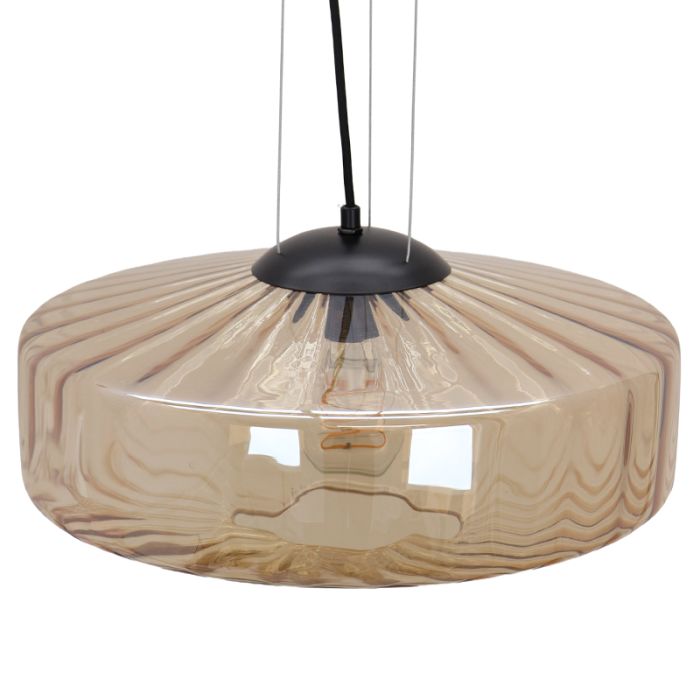 Design pendant light amber, Sevda