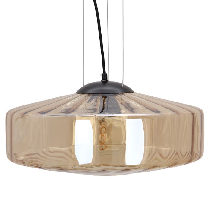 Design pendant light amber, Sevda