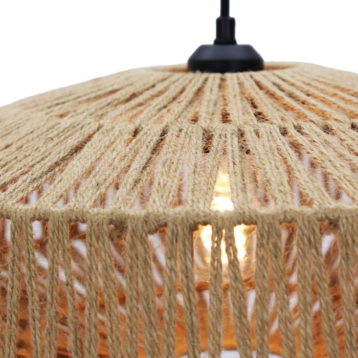 Rustic pendant light brown, Selena