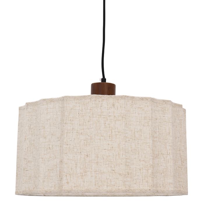 Rustic pendant light beige, Loulou