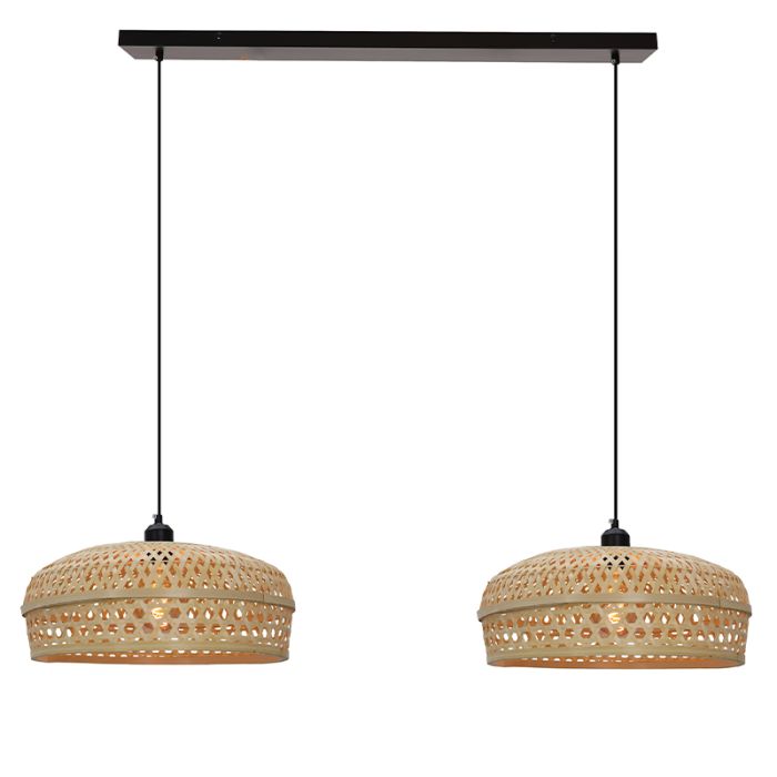 Bamboo pendant light brown, Jennifer
