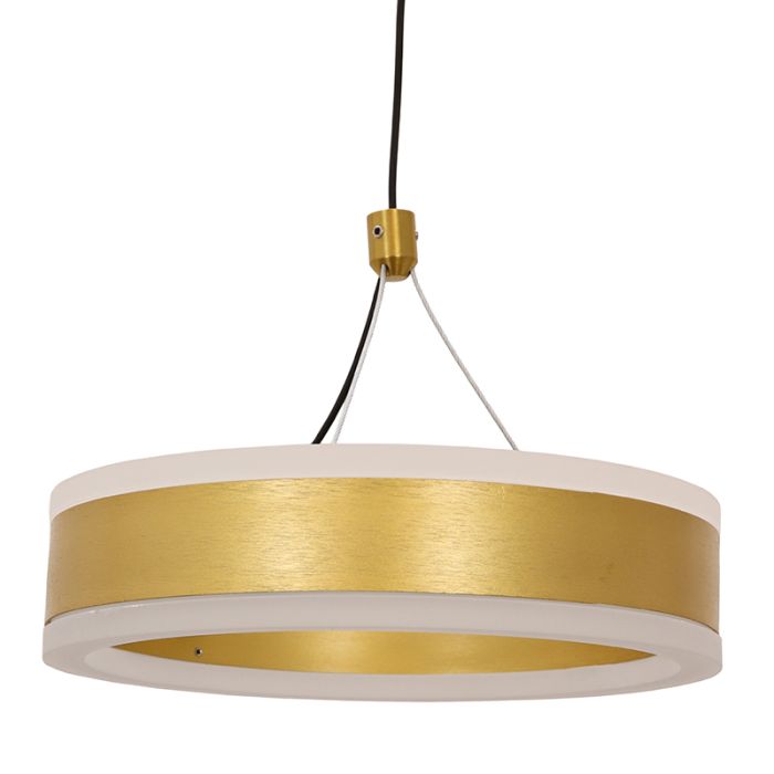 Design pendant light brass, Lava, 56W, 3000K LED