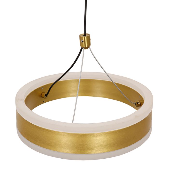 Design pendant light brass, Lava, 56W, 3000K LED
