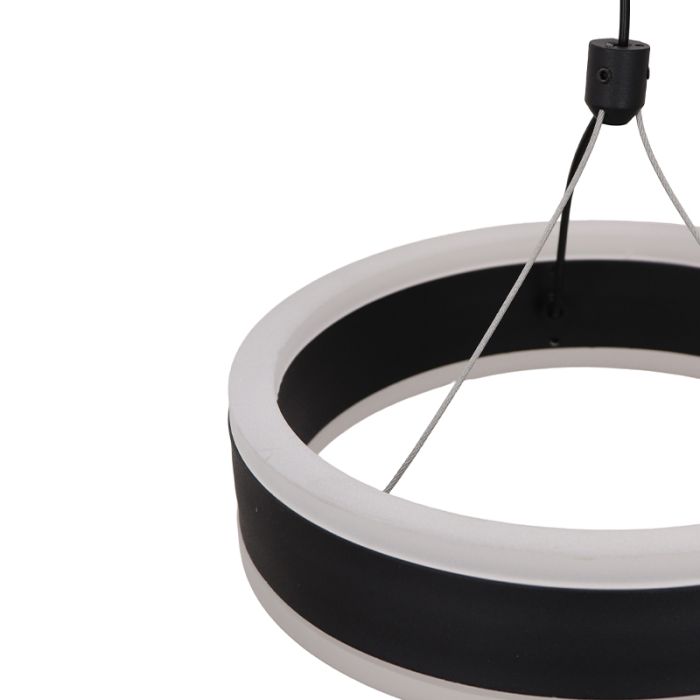 Design pendant light black, Lava, 56W, 3000K LED