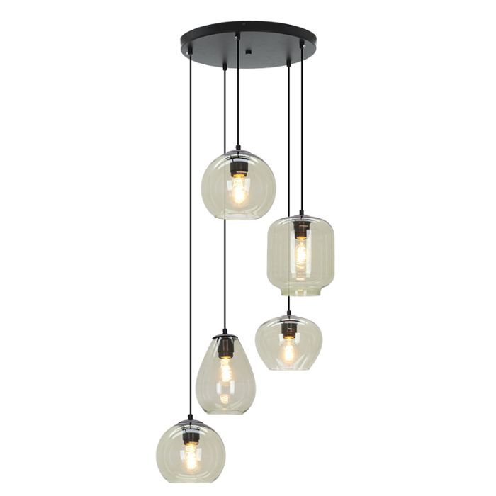 Modern pendant light green, Caia